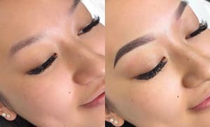 Eyebrow Tattoo result by The Allure Stop in Pico Rivera, CA