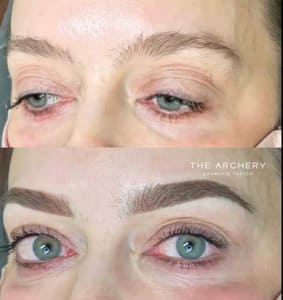 Eyebrow Tattoo result by The Archery Collective in St Louis Park, MN