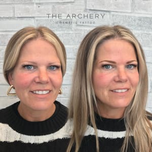 Eyebrow Tattoo result by The Archery Collective in St Louis Park, MN