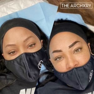 Eyebrow Tattoo result by The Archxry in Hollywood, FL