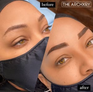 Eyebrow Tattoo result by The Archxry in Hollywood, FL