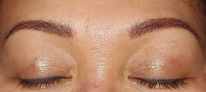 Eyebrow Tattoo result by The Art Of Make-Up in Cape Coral, FL