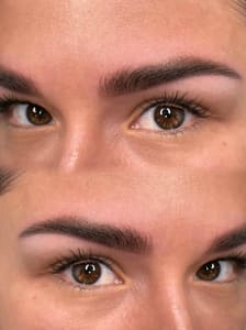 Eyebrow Tattoo result by The Art of Peisakhova in Louisville, KY