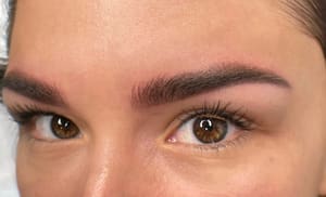 Eyebrow Tattoo result by The Art of Peisakhova in Louisville, KY