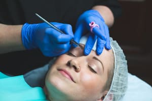 Eyebrow Tattoo result by The Art of Yu Studio in Peru, NY