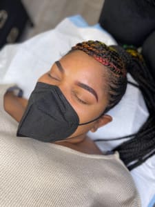 Eyebrow Tattoo result by The Artistry of KThompson in Richmond, VA