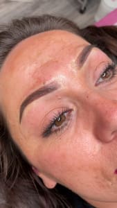 Eyebrow Tattoo result by The Artistry of Zee in West Jordan, UT