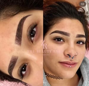 Eyebrow Tattoo result by The Beauty Bar by Z in Chino Hills, CA