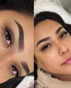 Eyebrow Tattoo result by The Beauty Bar by Z in Chino Hills, CA