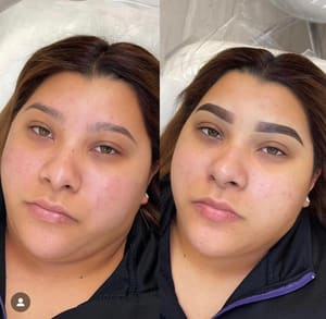 Eyebrow Tattoo result by The Beauty Bar by Z in Chino Hills, CA