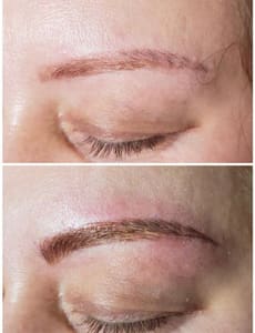 Eyebrow Tattoo result by The Beauty Bar in Newton, NC