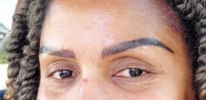Eyebrow Tattoo result by The Beauty Bar in Tate, GA