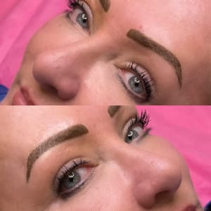 Eyebrow Tattoo result by The Beauty Bar Ink by LBD in Huntsville, AL