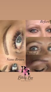 Eyebrow Tattoo result by The Beauty Bar Ink by LBD in Huntsville, AL