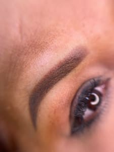 Eyebrow Tattoo result by The Beauty Bar KC in Lansing, KS