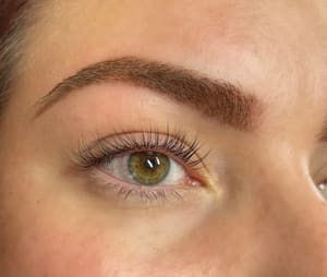 Eyebrow Tattoo result by The Beauty Bar KC in Lansing, KS