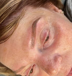 Eyebrow Tattoo result by The Beauty Bar on State in Pendleton, IN