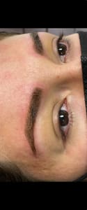Eyebrow Tattoo result by The Beauty Bum Permanent Makeup in Ontario, CA