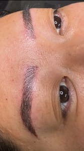 Eyebrow Tattoo result by The Beauty Bum Permanent Makeup in Ontario, CA