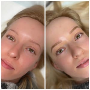Eyebrow Tattoo result by The Beauty Company LLC in Sewickley, PA