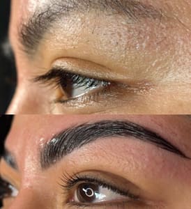 Eyebrow Tattoo result by The Beauty Haven in Moody, AL