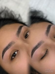 Eyebrow Tattoo result by The Beauty Lab TBL BROWS AND LASHES in San Bernardino, CA