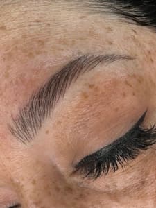 Eyebrow Tattoo result by The Beauty Lair in Hesperia, CA
