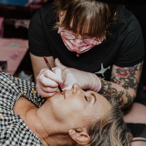Eyebrow Tattoo result by The Beauty Lair in Hesperia, CA