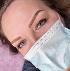 Eyebrow Tattoo result by The Beehive Aesthetic - Microblading in Rochester, NY