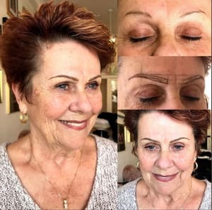 Eyebrow Tattoo result by The Bladed Rose Studio in Oakland, CA