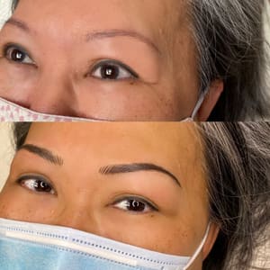 Eyebrow Tattoo result by The Bladed Rose Studio in Oakland, CA