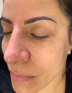 Eyebrow Tattoo result by The Bladed Rose Studio in Oakland, CA