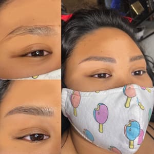 Eyebrow Tattoo result by The Bladed Rose Studio in Oakland, CA