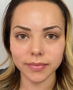 Eyebrow Tattoo result by The Bladed Rose Studio in Oakland, CA
