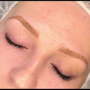 Eyebrow Tattoo result by The Blush Lounge Permanent Makeup in Johnson City, TN