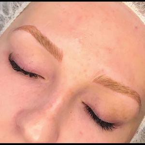 Eyebrow Tattoo result by The Blush Lounge Permanent Makeup in Johnson City, TN