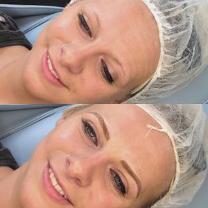 Eyebrow Tattoo result by The Blush Lounge Permanent Makeup in Johnson City, TN
