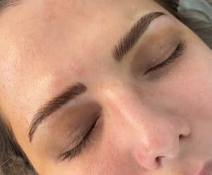 Eyebrow Tattoo result by The Blush Lounge Permanent Makeup in Johnson City, TN