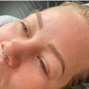 Eyebrow Tattoo result by The Blush Lounge Permanent Makeup in Johnson City, TN