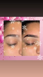 Eyebrow Tattoo result by The Bombshell Extension Ltd.Co in Killeen, TX