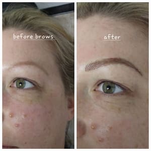 Eyebrow Tattoo result by The Brow and Lash Doula in Placerville, CA