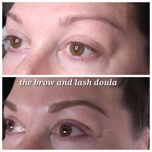 Eyebrow Tattoo result by The Brow and Lash Doula in Placerville, CA