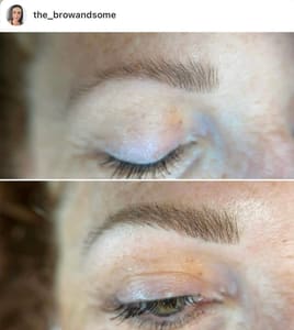Eyebrow Tattoo result by The Brow and Some in Greenwich, CT