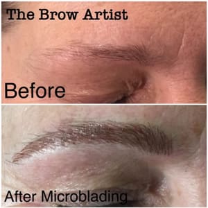 Eyebrow Tattoo result by The Brow Artist in Lewiston, ME