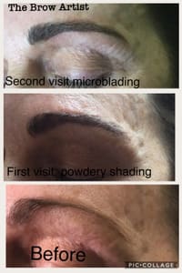 Eyebrow Tattoo result by The Brow Artist in Lewiston, ME
