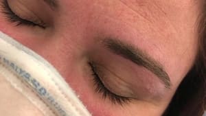 Eyebrow Tattoo result by The Brow Bar- Ultimate Brow and Lash Salon -In between License Bureau and Hobby Lobby in Bridgeton, MO