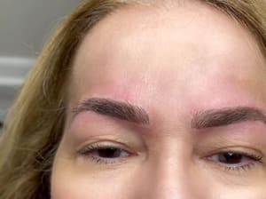 Eyebrow Tattoo result by The Brow & Beauty Studio in Wellington, FL