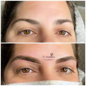 Eyebrow Tattoo result by The Brow & Beauty Studio in Wellington, FL