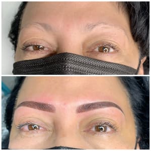 Eyebrow Tattoo result by The Brow & Beauty Studio in Wellington, FL