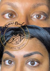 Eyebrow Tattoo result by The Brow Buddha in Lapeer, MI